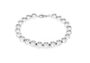 Sterling Silver 8mm Ball Bracelet 19m/7.5"9