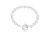 Sterling Silver Ball T-Bar Bracelet