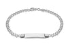 Sterling Silver ID 4mm Round Curb Bracelet 19m/7.5"9