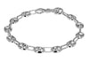 Sterling Silver Medium Marine Style Bracelet 19m/7.5"9