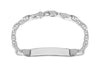Sterling Silver 5.6mm Rambo ID Bracelet 19m/7.5"9