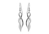 Sterling Silver Twist Drop Earrings