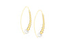 Yellow Gold Plated Freshwater Pearls Bead Drop Earrings