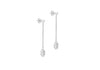 Yellow Gold Plated Sterling Silver Rambo Drop Earrings