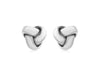 SILVER RHO SML TRIPLE KNOT ER9