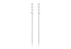 Sterling Silver Crystal & Chain Drop Earrings