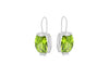SILVER FacetedPERIDOT RET ER9