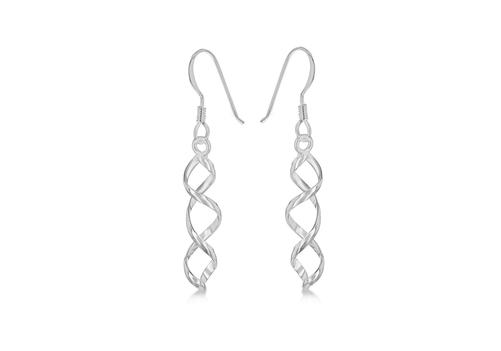SILVER OPEN SREW EARRing