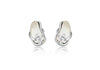 Sterling Silver Mother of Pearl Flip-Flop Stud Earrings