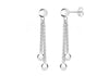 Sterling Silver Ball & Chain Tassel Drop Earrings