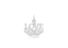 Sterling Silver 'LOVE' Pendant