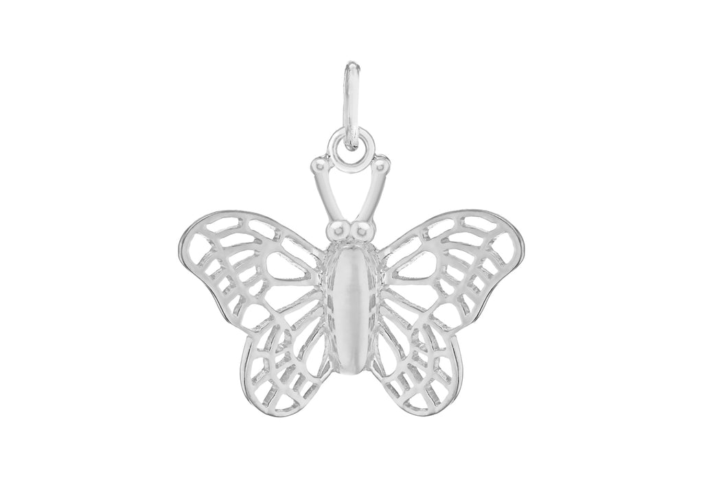 SILVER FILIGREE B/FLY Pendant