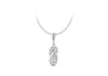 SILVER RH W/Zirconia  FLIPFLOP FH RM9