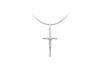 Sterling Silver 15.7mm x 31.7mm Crucifix  Pendant