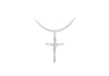 Sterling Silver 40mm x 70mm Crucifix  Pendant
