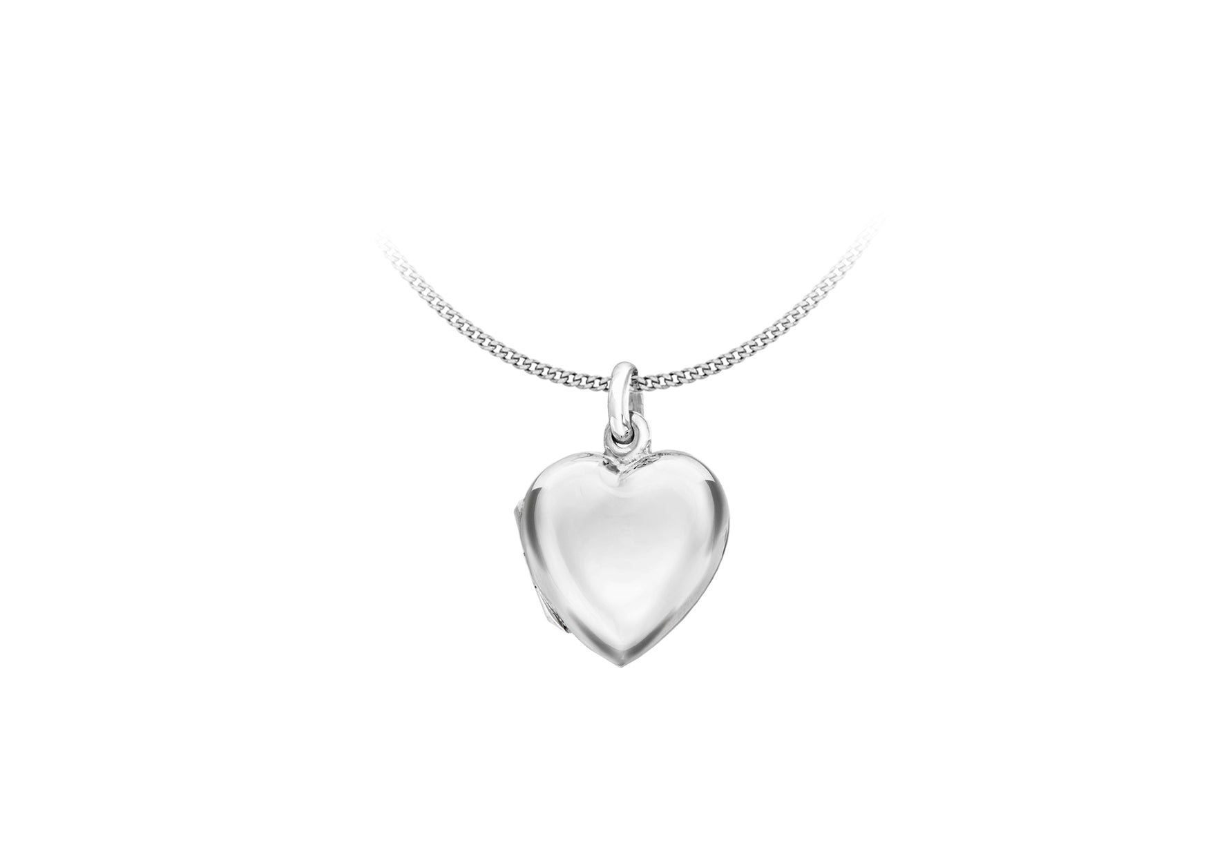 Sterling Silver 17mm x 24mm Heart Locket