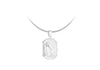 Sterling Silver Otangonal Engraved Floral Locket