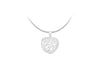 Sterling Silver Filigree Puff Heart Locket