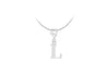 Sterling Silver Plain 'L' Lobster-lasp Initial Charm9