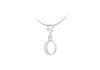 Sterling Silver Plain 'O' Lobster-lasp Initial Charm9
