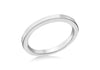 SILVER PLAIN BAND S Ring