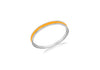 SILVER ORANGE ENAMEL BAND S RG9