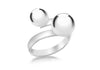 SILVER 8 & 10MM BALL Ring