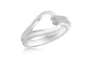 SILVER LOOP KNOT Ring