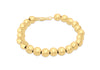 Sterling Silver Gold Plated Ball Bracelet