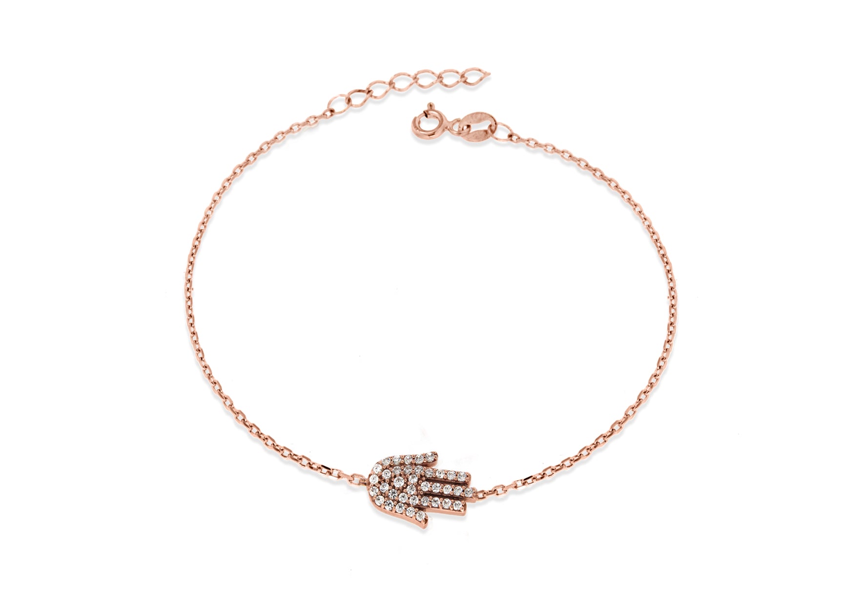 SILVER RP Zirconia  HAMSA 7.5"9
