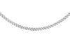 Platinum 50 Diamond Cut Curb Chain