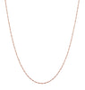 9ct Rose Gold Twist Curb Chain