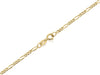 9ct Yellow Gold 30 Diamond Cut Figaro Chain