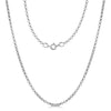 Sterling Silver 40 Round Belcher Chain