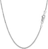 9ct White Gold 40 Mirror Box Chain