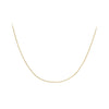 9ct Yellow Gold 20 Diamond Cut Slim Curb Chain