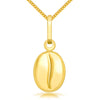 9ct Yellow Gold Coffee Bean Pendant