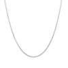 18ct White Gold 50 Diamond Cut Curb Chain
