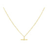 9ct Yellow Gold 50 Figaro T-Bar Necklace