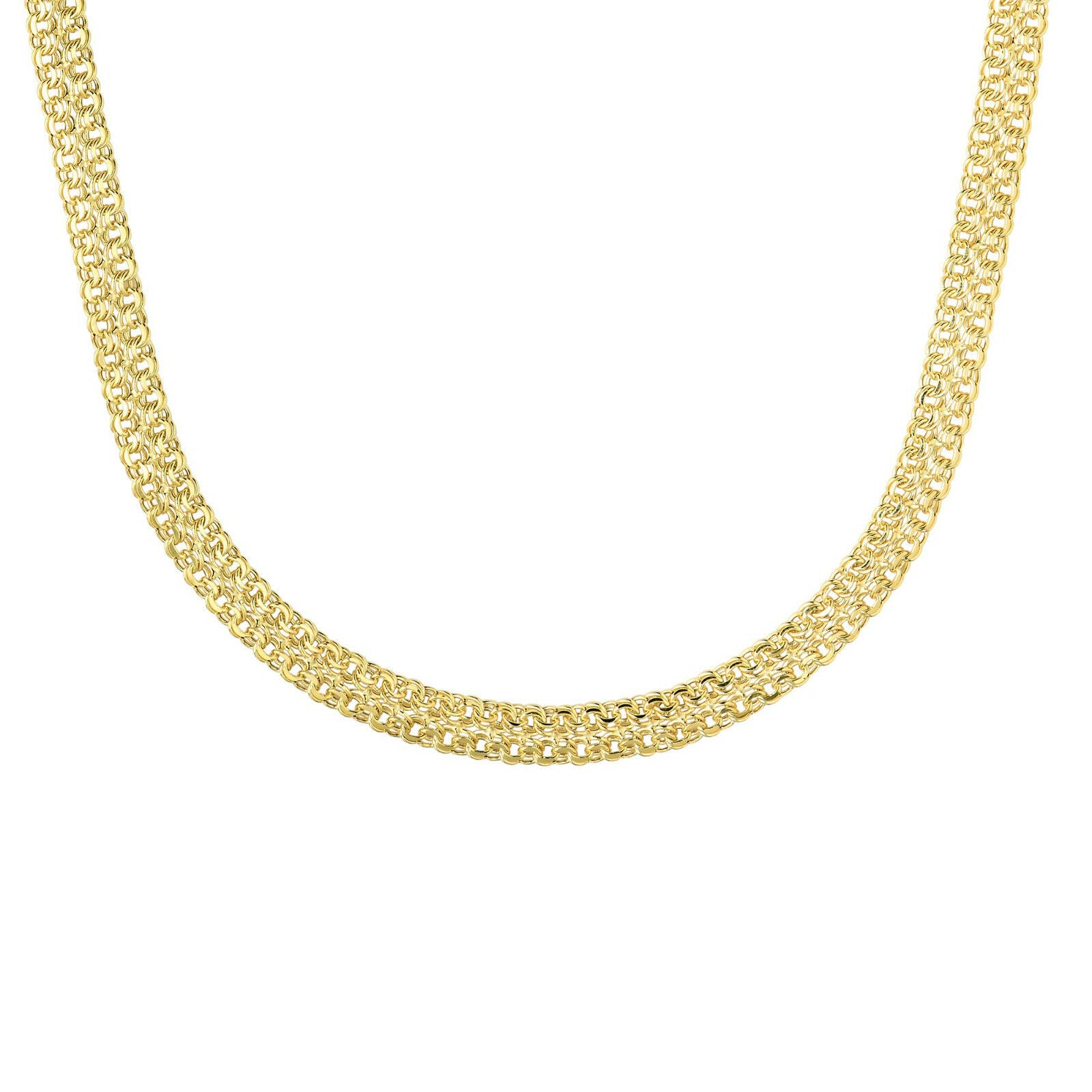 9ct Yellow Gold Garibaldi Chain Necklace