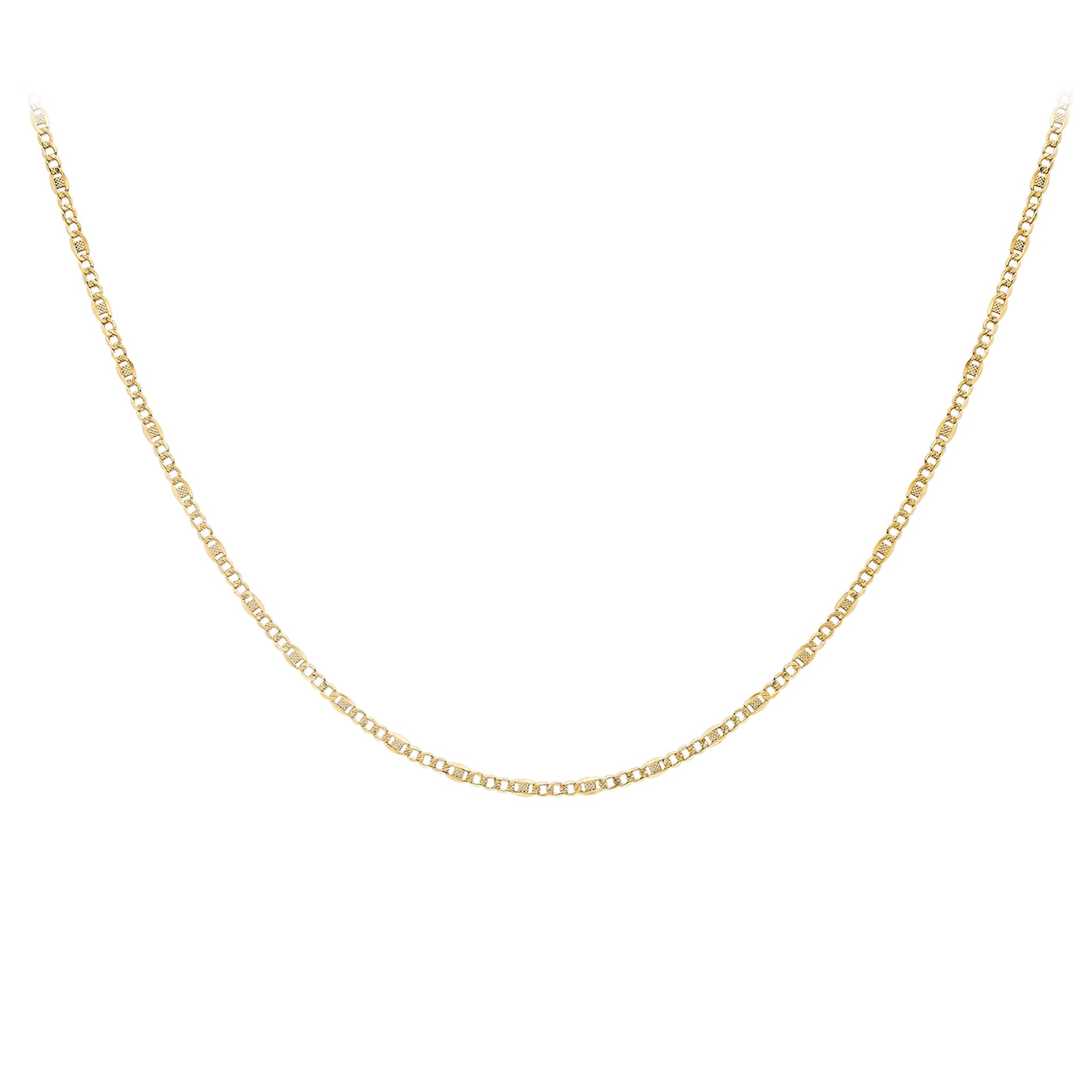 9ct Yellow Gold Rambo Curb Chain