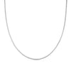 9ct White Gold Square Snake Chain