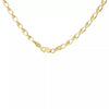9ct Yellow Gold Oval Marquise Links Chain