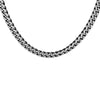 Sterling Silver 150 Oxidised Flat Curb Chain