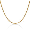 9ct Yellow Gold 60 Diamond Cut Rope Chain