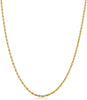 9ct Yellow Gold 30 Diamond Cut Rope Chain