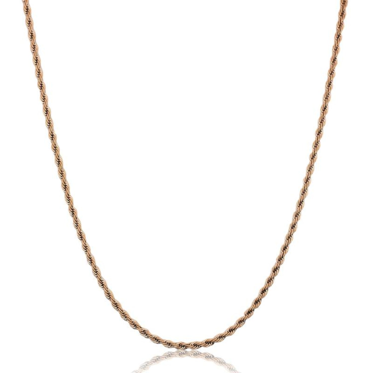 9ct Rose Gold 040 Rope Chain