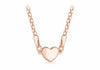 Sterling Silver Magnetic Heart Popcorn Chain Necklace
