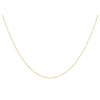 9ct Yellow Gold Diamond Cut Twist and Bar Curb Chain